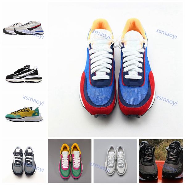 

no box new undercover x ldv waffle blue green casual shoes white blue yellow black mens toki slip luxe design shoes
