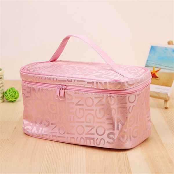 

female style letter wash bag fashion square organizer travel portable makeup storage box with blue red colors 2 8zh j1