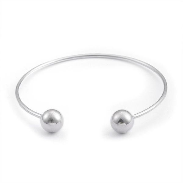 

fashion cuff bangles stainless steel small open bangles bracelets jewelry, Black