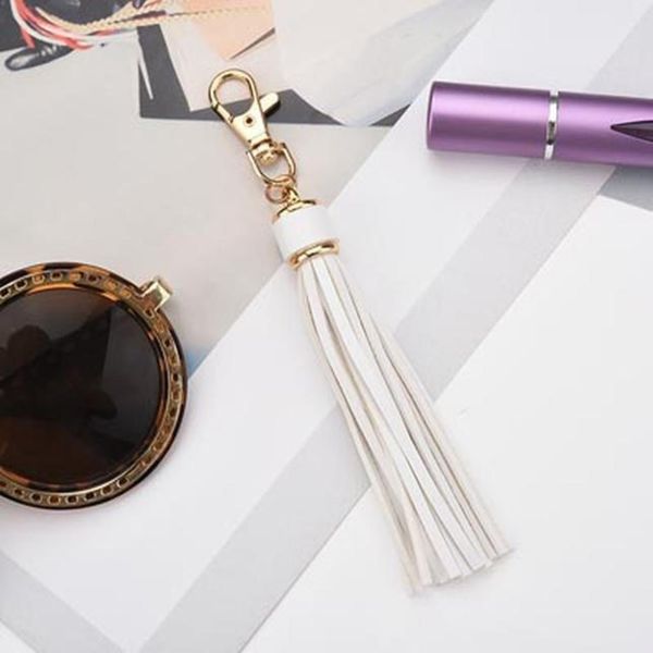 

new tassel key chain women cute tassel key chain charm bag accessory silk tassels car key ring gift jewelry eh387 h qylwze