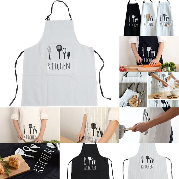 

fashion women man commercial restaurant home bib spun poly cotton kitchen aprons waist kitchens 2 nnnse