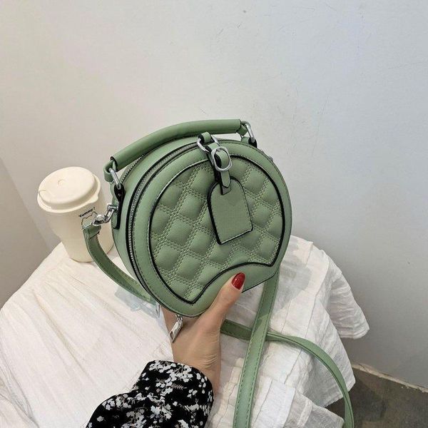 

bag women 2021 new korean fashion lingge handbag women's single shoulder bag soft texture net red foreign style slanting