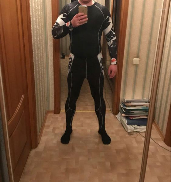 

thermal underwear set men long johns comfortable warm quick men's thermo underwear elasticity breathable tights lucky john1, Black;white
