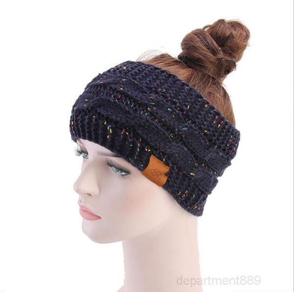 

a-scrunchies headwear twist headband ponytall knitted beanies hats ear warmer head wrap hairband women hair accessories owc3585