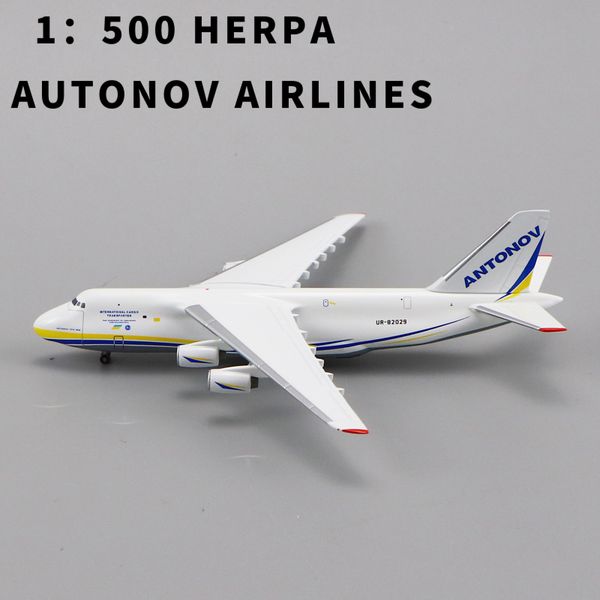 1:500 SCALE HERPA MINIATURMODELLE AUTONOV AIRLINES AN - 124 RUSIAN RARE COLLECTION LJ201105