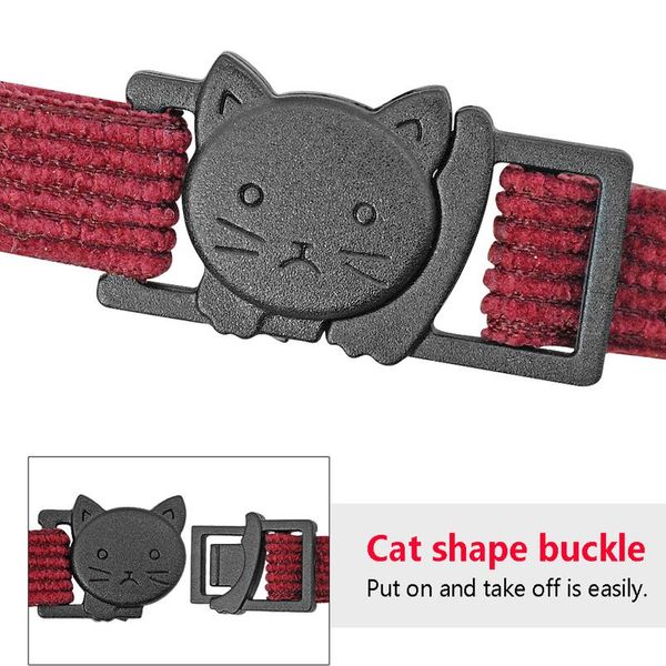 

quick release cat collar with bell safety breakaway cute cat collars for small dogs puppy kitten wmtyke
