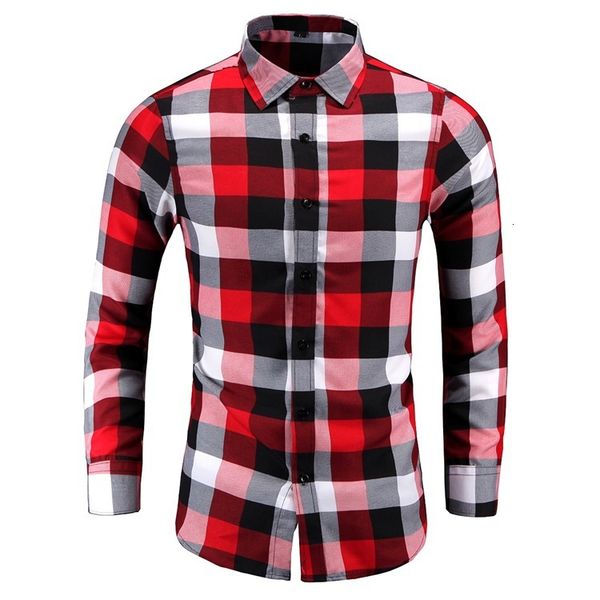 

men's casual autumn new long sleeve large lapel shirt 8818, White;black