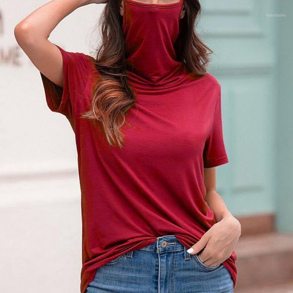 

womens yoga vest dustproof turtleneck short sleeve t-shirt fitness seamless wear breathing t-shirt workout sports running vest1, White;red