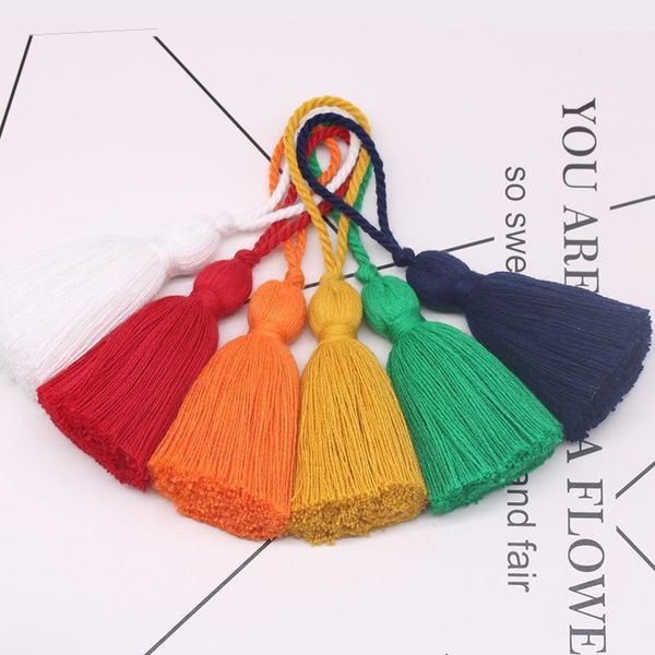 

cotton tassel 8cm hanging rope fringe tassel for sewing curtains garment home decoration jewelry craft accessories 5pcs lot h wmtppq