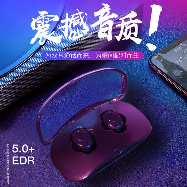 

xi8s bluetooth headset wirels 5.0 mini binaural mobile phone
