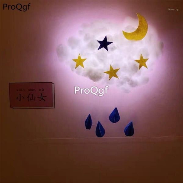 

ngryise 1 set star moon wall hanging light1