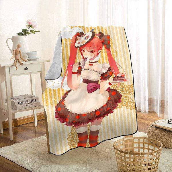 

hearmny charlotte girl blanket super soft warm microfiber fabric blanket for couch throw travel adult