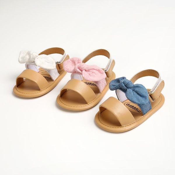 

sandals baby pu leahter soft bottom toddler summer girl leather, Black;red