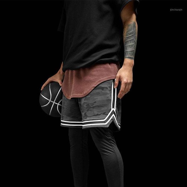 

gym clothing sports shorts men's quick-drying breathable mesh fitness pants loose running basketball training five-point pants1, White;black