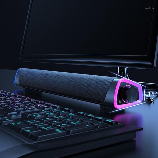 

3d surround soundbar bluetooth 5.0 speaker wired computer speakers stereo subwoofer sound bar for lappc theater tv dropship1