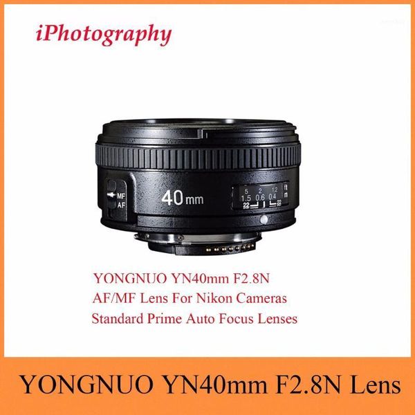 

yongnuo yn40mm f2.8n af/mf lens yn40mm standard prime auto focus lenses for nikon dslr cameras d7200 d5300 d5200 d7501