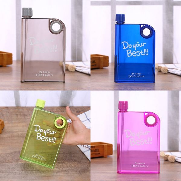 

csquare plastic light portable cup flat originality gift travel transparent mug 5 5yg f2