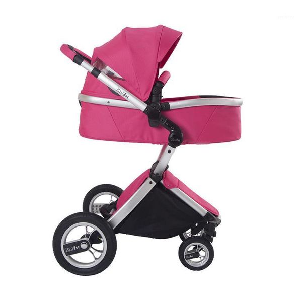 

european 2-in-1 baby stroller multi-purpose luxury baby carriage folding ultra light can be sitting can be lying child's trolley1