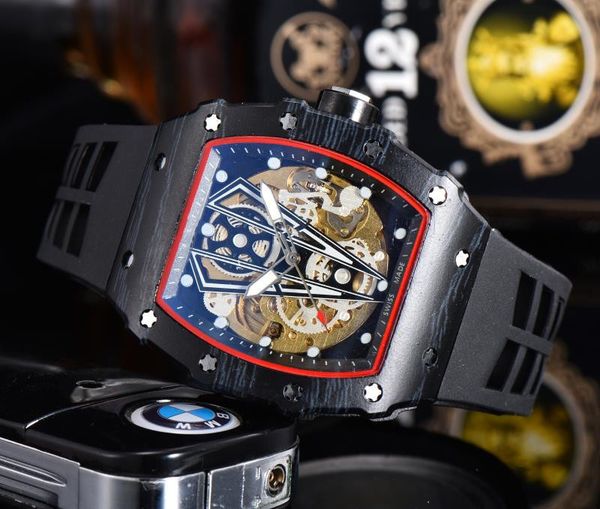 

electronic mechanical watch with automatic movement screw crown, Slivery;brown