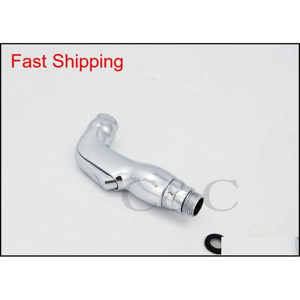 

chrome hand held shattaf hygience shower douche kit bidet spray qyltcc new_dhbest