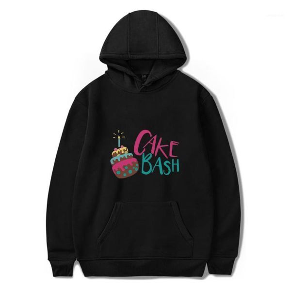 

personality new game cake bash 2d print hooded sweatshirt women/men clothes casual hoodie streetwear boys/girls pullovers1, Black