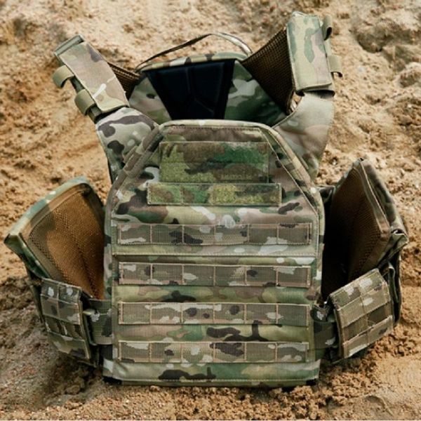 

tactical cs camouflage vest multifunctional combat vest1, Black;blue