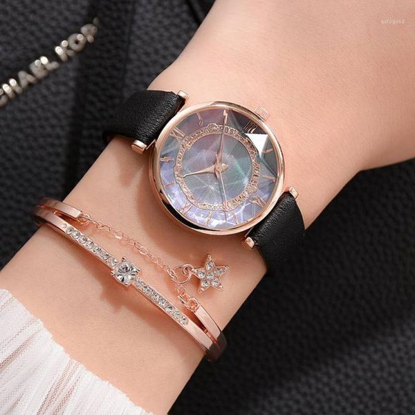 

wristwatches fashion women leather band watch casual ladies quartz wristwatch elegant women's watches feamle bracelet clock1, Slivery;brown