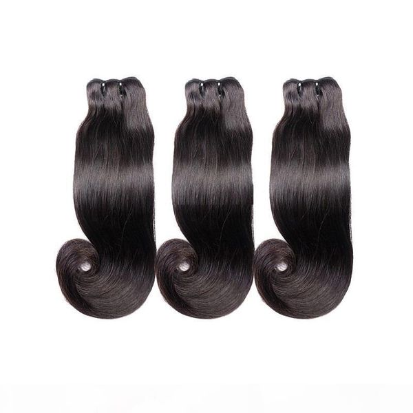 

super double drawn straight tip hair unprocessed raw indian virgin remy human hair 3pcs 300g lot natural color last long time from one donor, Black