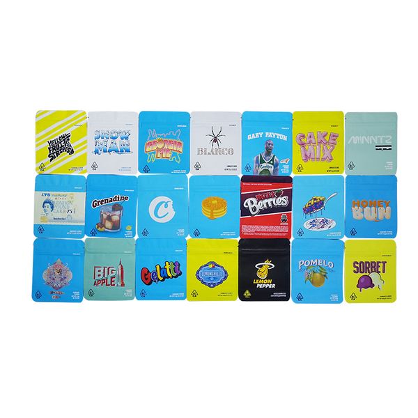 

cookies 8-й запах достойный пакет 3.5 г mylar zip замок упаковка bi anco cheetah piss jefe og gelatti snow man pink rozay gary payton