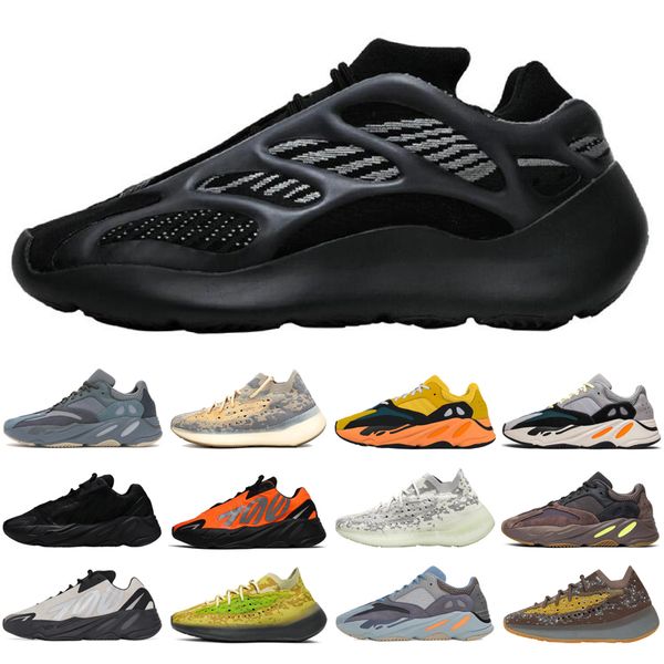 

kanye west 700 v3 380 men women shoes lmnte sun hylte onyx bright blue clay brown static mauve inertia mens trainers sports, White;red