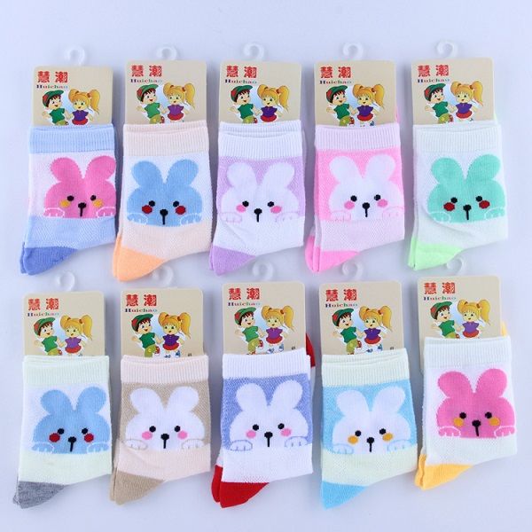 

2017 new arrival boy & girl autumn & winter knitted cartoon sock kids cotton soft sock baby candy color brand sock, Pink;yellow