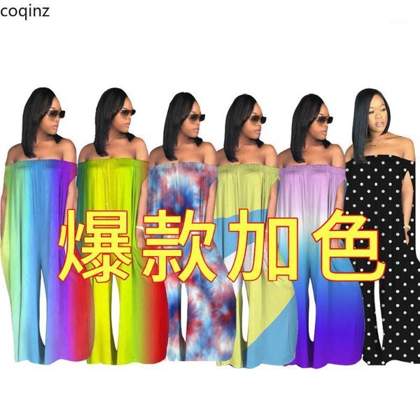 

plus size summer 2020 rompers womens evening jumpsuits body femme overalls jumpsuite neon bodysuit salopette femme ld81251, Black;white