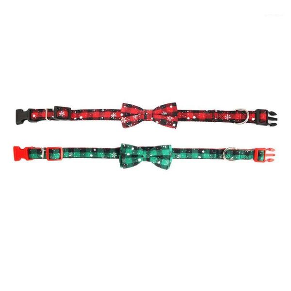 

dog collars & leashes bow pet cats and dogs christmas snowflake small suitable for medium large dog1