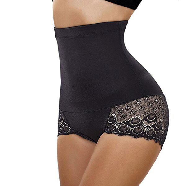 

women underwear seamless butt lifter control panties high waist hip enhancer shaper ladies boyshorts panties underpanties, Black;white