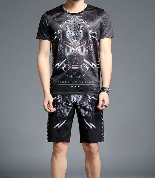 

summer slim fit training set, luxury design, two parts 01nr, Gray