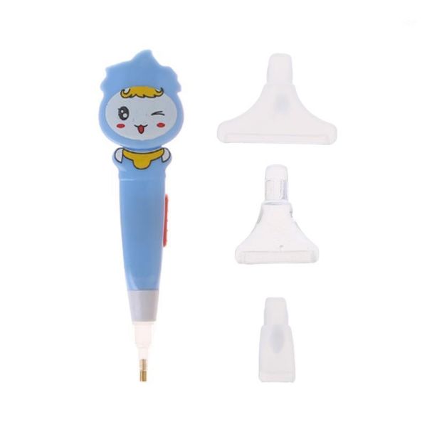 

5d diamond painting cross stitch embroidery point drill pen 4 heads with led light1, Black