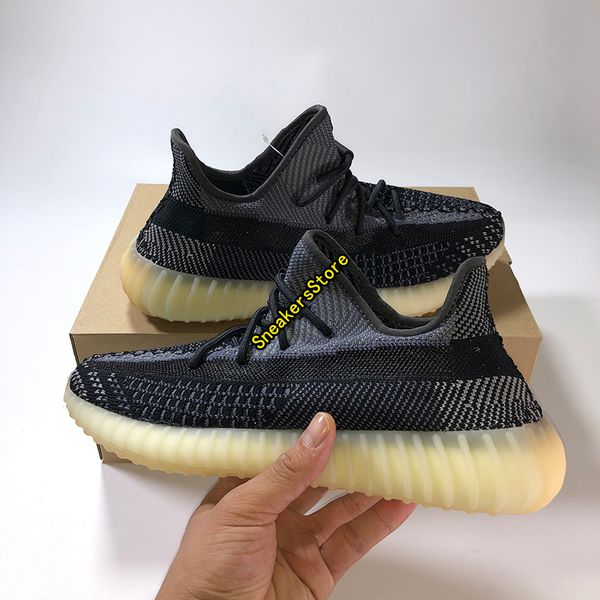 

2020 new release running shoes asriel abez eliada tail light black static reflective earth zebra bred men women kanye west sport sneaker