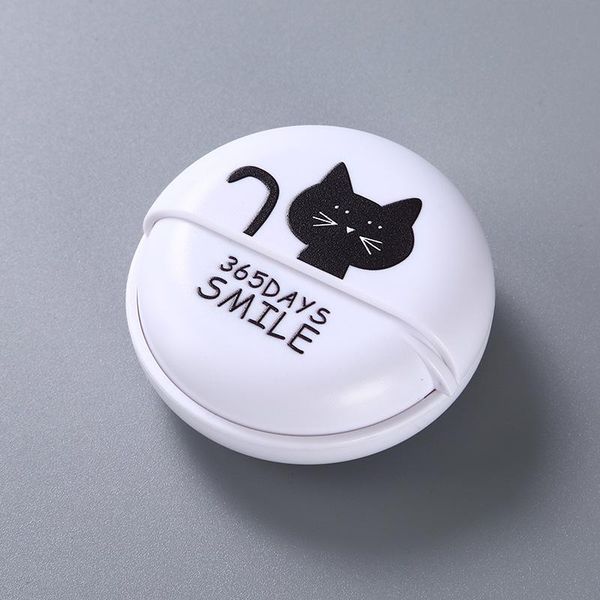 

2020 new multi-function round shaped all in order earphone case rotating storage jewelry protective wire cable organizer data line box