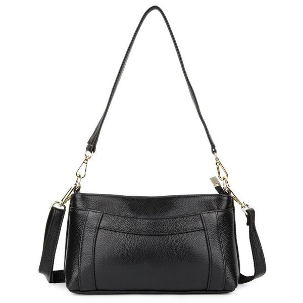 

cross body women's leather shoulder bag fashion first layer handbag