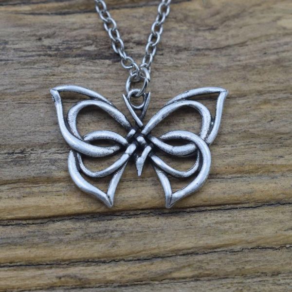 

1pcs simple animal butterfly pendant necklace gift for friend, Silver
