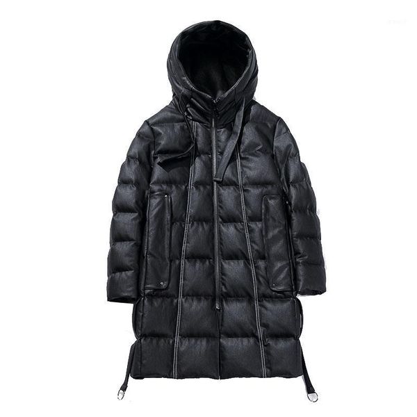 

new fashion cotton jacket men youth long mens winter jackets parka grade mens winter jackets and coats1, Black