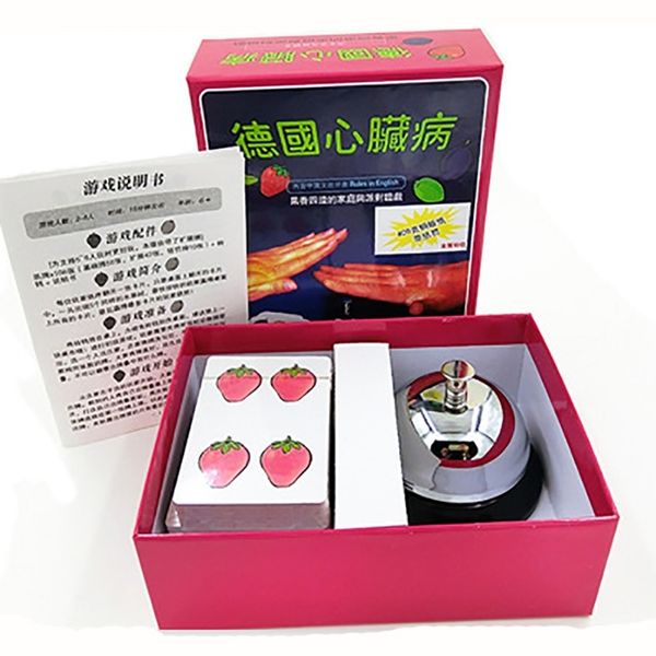 

2 type halli galli board game 2-6 players family fruity extreme version with metal bell speed action game y200421