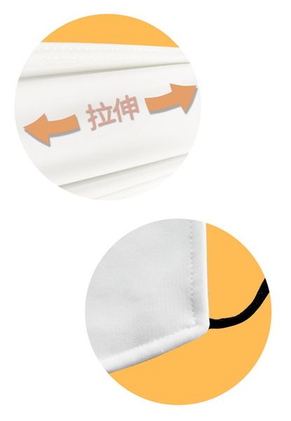 

thermal 2020 blank transfer sublimation face diy mask kids adults cotton adjustable elastic ear hook reusable prote