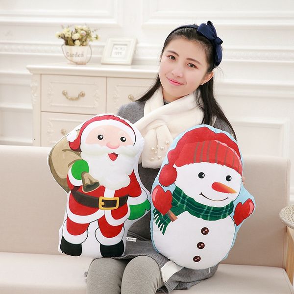 

gift kids birthday toys for girls children colorful soft plush stuffed christmas backpack santa clause keychain pendant, Silver