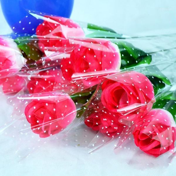 

10pcs/bouqeut artificial rose flower arrangement deskwedding decor valentine gift1