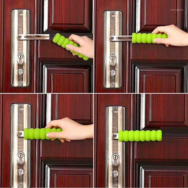 

rotate door handle cover dust cover for baby child safety supplies room door knob decor covers spiral anti-collision1
