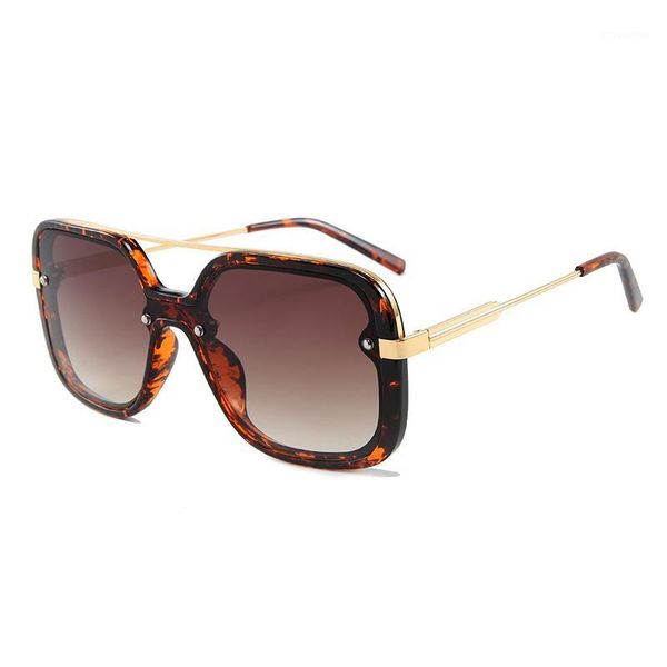 

one piece square sunglasses women vintage double beam sun glasses men for outdoor shades oculos goggles 2123df1, White;black