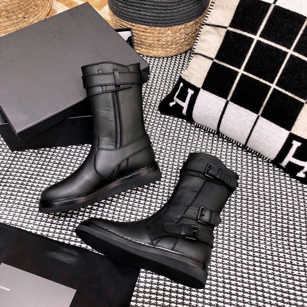 

women boots winter autumn winter women shoes knitted elastic boots martin boots fashion woman platform shoes large size 35-41, Black