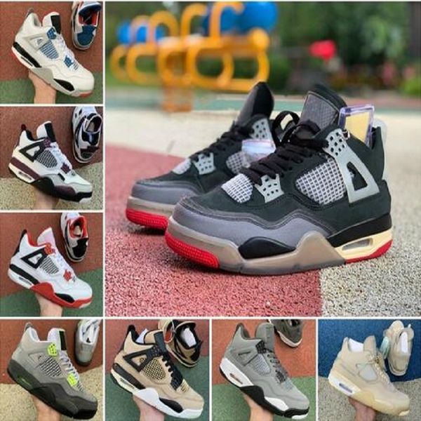 

new 4s sail jumpman 1s 1 tokyo bio hack basketball shoes 4 metallic purple green black cat royal toe sport sneakers, White;red
