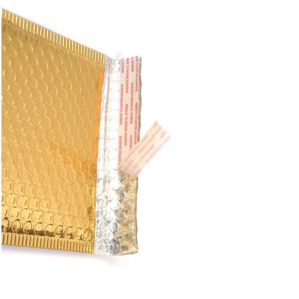 

30pcs/lot gold shipping bags mailer self seal bubble mailer waterproof bubble envelope shockproof padded envelopes 6 wmtvcw